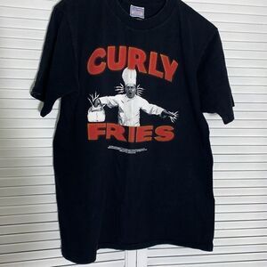 Vintage Black Graphic Single Stitch Three Stooges Size Large